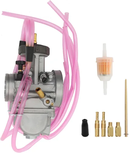 Vista 6 de Kit de Reemplazo de Carburador Nakkaa para RM125 RM250 CR250 CR250R CR500R KX125 KX250 YZ250 Motores de ATV Carburador PWK38 38MM 1978-2002