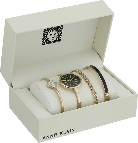 Vista 2 de Anne Klein, AK1470, juego de reloj y pulsera tipo esclava para mujer.