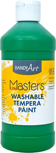 Vista 57 de Handy Art Little Masters - Pintura lavable, 16 onzas, color negro Bright & Mixable, High Opacity, Washable Colors for Classroom, Students, Kids
