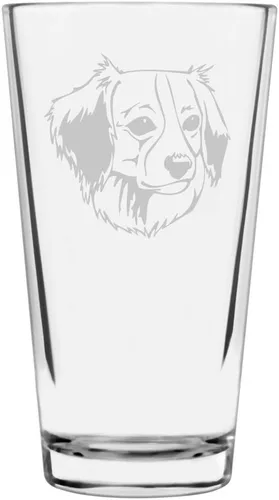 Vista 79 de Podenco Canario - Vaso de pinta de 16 onzas con temática de perro personalizado
