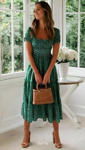 Vista 3 de Minivestido casual de mujer para primavera y verano