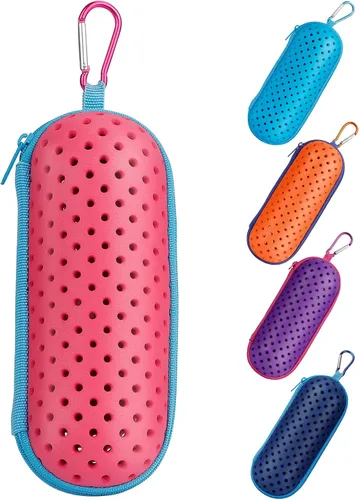Vista 13 de Estuche para Gafas de Natación para Gafas de Natación, Fundas Protectoras para Gafas con Clip, Gafas de Sol, Gafas, Deportes