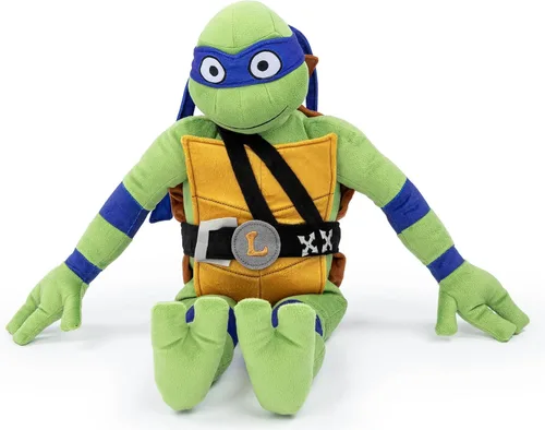Vista 2 de Jay Franco Leonardo Ninja Turtle - Juego de peluche y funda de almohada