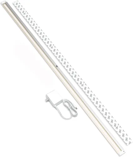 Vista 9 de EShine Kit de iluminación LED activado por movimiento de mano para debajo del gabinete, regulable, paquete de 1, 20 pulgadas - Control de atenuación