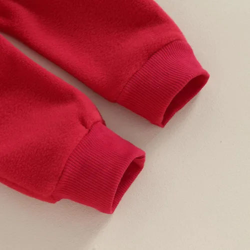 Vista 6 de Conjunto de camiseta de manga larga con estampado de Navidad para bebé niño y niña, ropa de otoño e invierno