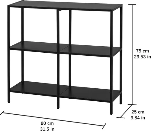 Vista 3 de DCLRN Mesa consola, mesa de sofá, mesa de entrada, estante largo estrecho con almacenamiento para entrada, pasillo, detrás del sofá, sala de estar