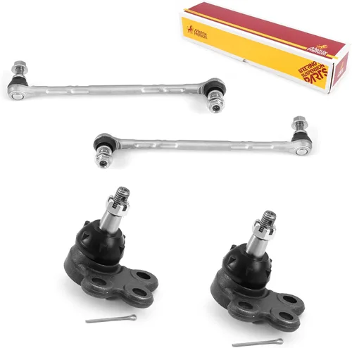 Vista 202 de Metrix Premium Chassis Parts - Juego de 4 piezas de articulación de rótula superior y barra estabilizadora delantera para Ford Ranger RWD 1998-2011