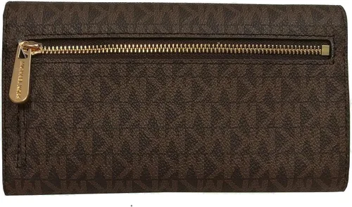 Vista 2 de Michael Kors - Cartera de viaje para mujer tamaño grande con tres pliegues