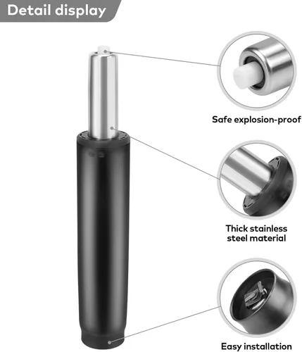 Vista 6 de DOZYANT Reemplazo del cilindro de elevación de gas, pistón de choque neumático hidráulico resistente (450 libras), tamaño universal que se adapta a