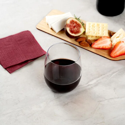 Vista 7 de Restaurantware Copas de vino de plástico transparente de 12 onzas, reutilizables, 10