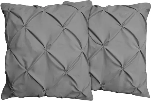 Vista 15 de beddingstar - Juego de fundas de almohada plisadas de 2 a 600 hilos, 100 % algodón egipcio, magníficas fundas de almohada decorativas