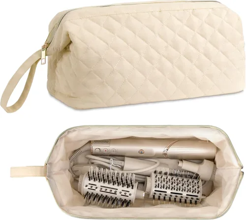 Vista 22 de Bolsa de viaje acolchada para herramientas para el cabello Shark Flor azul