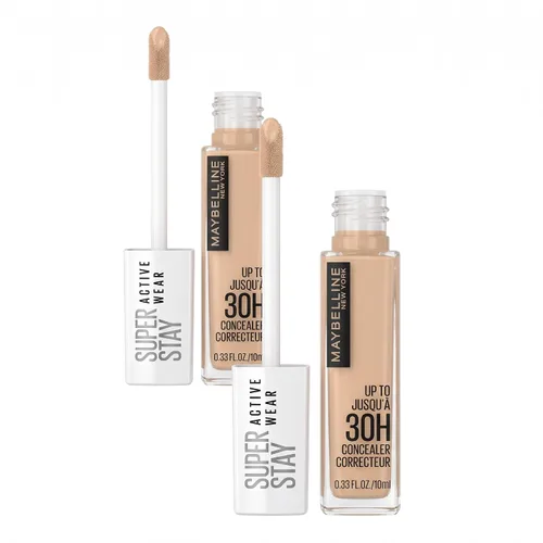 Vista 11 de Maybelline Super Stay - Maquillaje corrector líquido, corrector de cobertura completa, hasta 30 horas de duración, resistente a la transferencia SS