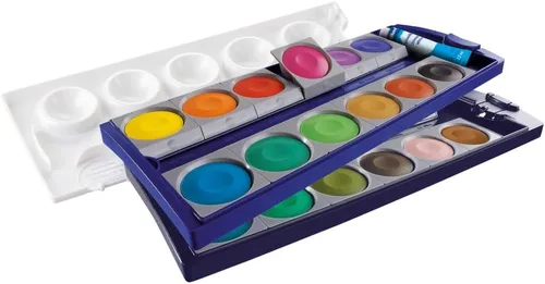 Vista 2 de Pelikan Caja de pintura K24® (incluye blanco opaco, 24 colores, 1 unidad)