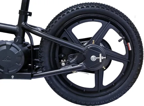 Vista 5 de Best Ride On Cars BROC USA Ebike, 12 pulgadas con batería, 24 V, negro