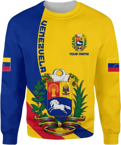Vista 6 de Royal Fight - Camisas personalizadas de Venezuela con escudo de armas de Venezuela, camisas de bandera de Venezuela para hombres y mujeres
