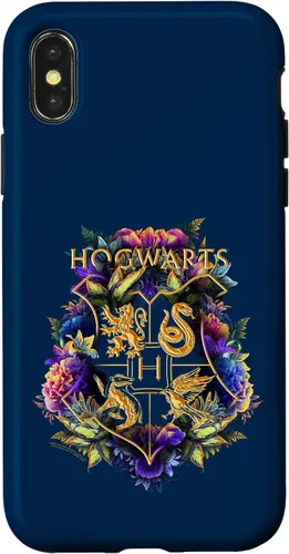Vista 5 de Harry Potter Hogwarts - Carcasa para iPhone 17, diseño floral multicolor
