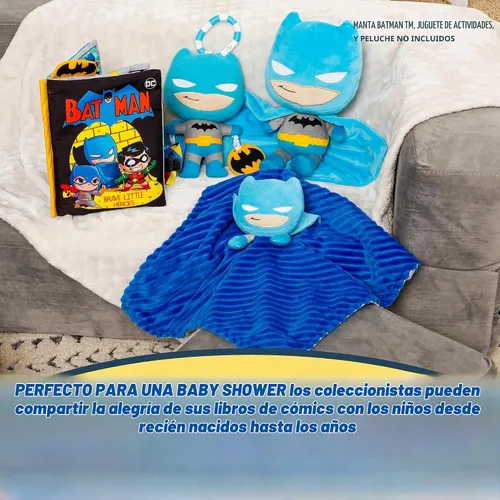 Vista 6 de Mi primer libro de cómics suave - Kids Preferred DC Comics El Batman Bravos Pequeños Héroes Libro sensorial suave para bebés con textura crujiente