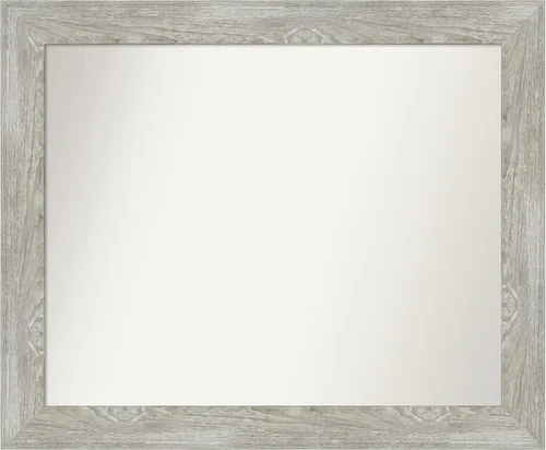 Vista 190 de Amanti Art Espejo personalizado, espejo de baño Alexandria Greywash, espejo de pared o espejo de tocador de baño sobre el fregadero
