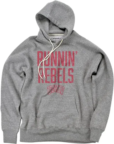 Vista 9 de Campus Lab Colección de sudadera con capucha unisex para adultos, con frase de espíritu desgastado, universitaria