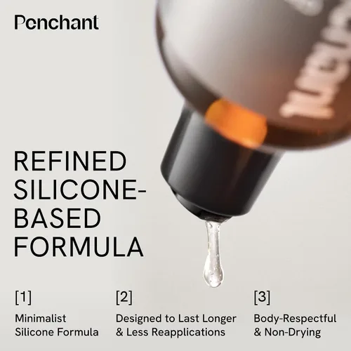 Vista 3 de Penchant - Lubricante personal de silicona prémium para hombres, mujeres y parejas - Sin perfume, seguro para látex, hipoalergénico y sin parabenos