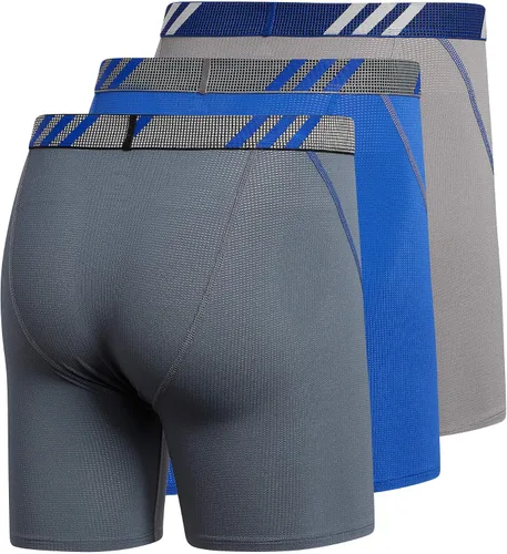 Vista 5 de adidas Men's Sport Performance Mesh Boxer Brief Underwear (3-Pack)