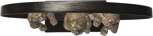 Vista 3 de Pacific Giftware See Hear Speak No Evil Monkeys - Figura de resina con soporte