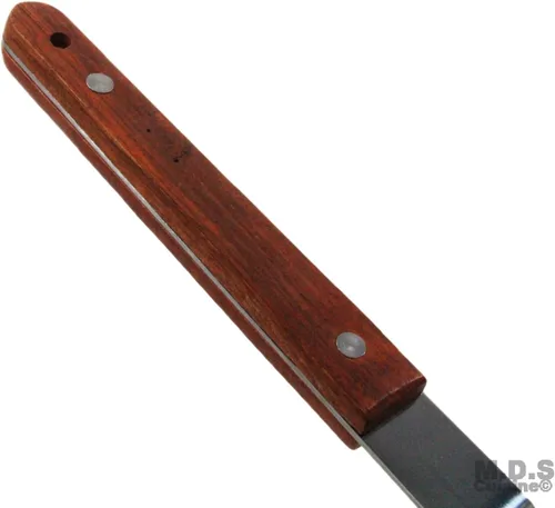 Vista 3 de Turner - Espátula de acero inoxidable pulido resistente con mango de madera