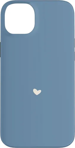 Vista 15 de Misty Blue - Hand Drawn Heart Chic Boho Aesthetic Case for iPhone 16
