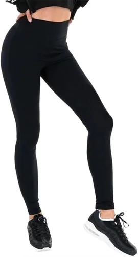 Vista 2 de Leggings casuales para mujer, color negro, elástico, fitness, deporte, gimnasio, cintura alta, pantalones push up spandex