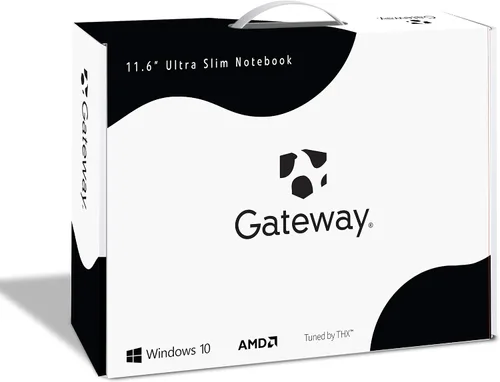 Vista 9 de Gateway Computadora portátil ultradelgada FHD de 11.6", AMD A4-9120e hasta 2.4GHz, 4 GB DDR4 RAM, 64 GB eMMC, Bluetooth 4.0, cámara web, USB tipo C