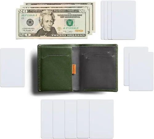 Vista 6 de Bellroy Note Sleeve ediciones RFID disponibles billetera de cuero fino máx 11 tarjetas y dinero
