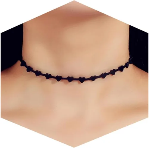 Vista 18 de Fesciory Black Necklace for Women, Adjustable Daily Goth Jewelry Gift Negro 1