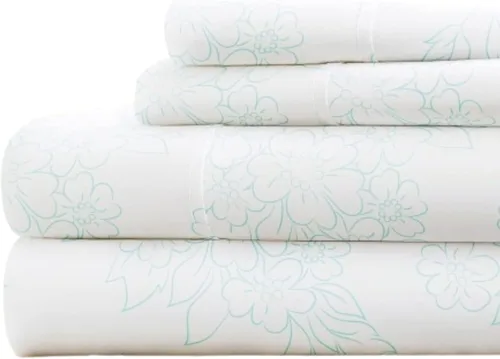Vista 56 de Linen Market Juego de sábanas de 4 piezas tamaño matrimonial (gris claro cambray) – Duerme mejor que nunca con estas sábanas ultrasuaves y Cambray