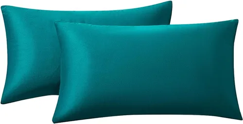 Vista 40 de RainRoad Fundas de Almohadas Decorativas Negras Juego de 2 de Terciopelo Suave 18x18 Pulgadas para Sofá Cama (Negro, 18" x 18"(Paquete de 2))