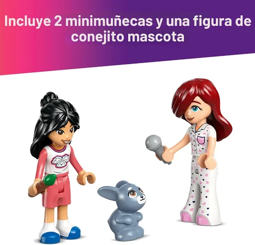 Vista 4 de LEGO Friends Paisley - Juguete de construcción de habitación, juego de simulación para niños, niñas y niños, a partir de 6 años, con 2 minidolls