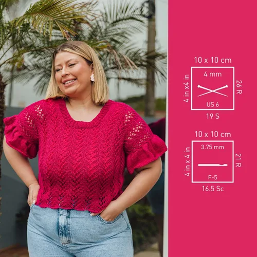 Vista 4 de Círculo Hilo Duna – 186 yardas, 3.52 onzas – Hilo DK de peinado ligero – 100% algodón virgen brasileño mercerizado, perfecto para tejer y hacer