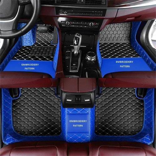 Vista 9 de Alfombrillas personalizadas para automóvil, sedán, SUV, automóvil, deportivo, antideslizantes, de lujo (beige)