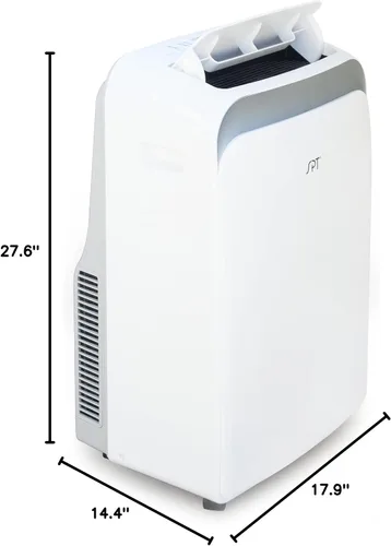 Vista 8 de SPT WA-S8001E Aire acondicionado portátil de 12,000 BTU - Enfriamiento (SACC: 8,000BTU), con enfriamiento, deshumidificador, ventilador, blanco