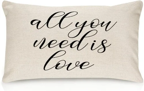 Vista 40 de Better When We are Together - Fundas de almohada lumbar de 12 x 20 pulgadas con citas divertidas de algodón y lino para sofá, decoración de sala