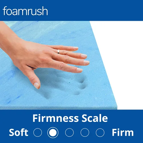 Vista 30 de FoamRush Espuma de tapicería de 1 x 22 pulgadas de ancho x 24 pulgadas de largo, espuma firme de alta densidad de apoyo suave