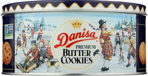 Vista 8 de Danisa, Lata de galletas de mantequilla, 16 onzas