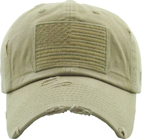 Vista 305 de KBETHOS Tactical Operator Collection USA Fishing Mesh Ballcap Flag Patch America Outdoors Trucker Baseball Cap