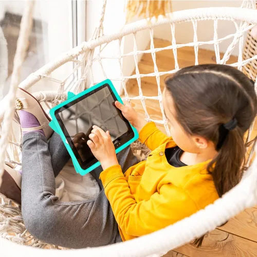 Vista 6 de L.O.L. Surprise! Funda trasera de silicona compatible con iPad de 9ª/8ª/7ª generación (2021/2020/2019), funda protectora de goma suave