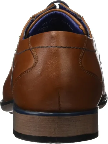 Vista 3 de Bugatti Derby con cordones para hombre, Marrón, 8.5