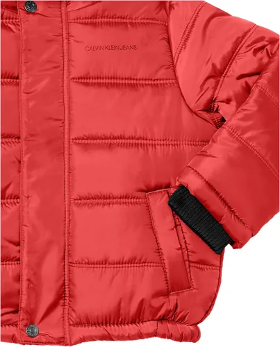 Vista 6 de Calvin Klein Chaqueta pesada con capucha y forro polar para niño