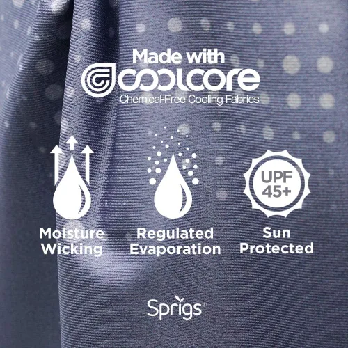 Vista 2 de Sprigs Accesorio de protección solar para sombrero con SPF 45+ y tela refrescante