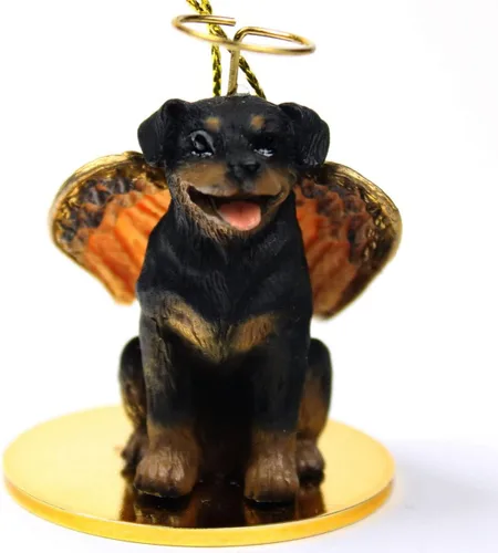 Vista 40 de Conversation Concepts Adorno navideño: Chihuahua, pelo largo 19-Dorado