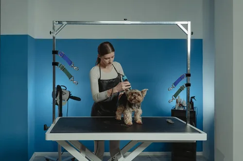 Vista 5 de Bucles ajustables de nylon para aseo de mascotas y perros, soga de sujeción para mesa de aseo, accesorios de extensión de brazo de mesa, correas