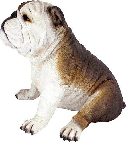 Vista 3 de Design Toscano Escultura Buster the Bulldog de 16 pulgadas